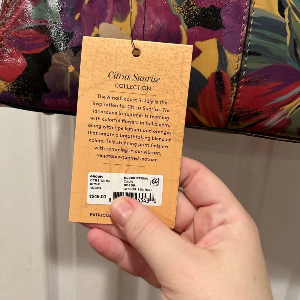 Patricia Nash Multicolor Floral Shoulder Bag - Picture 3 of 4